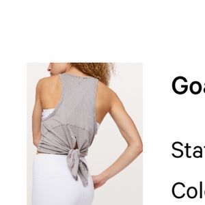 Lululemon Goal Up Tank Top